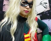 Leather mask - Superhero comic book costume - Indiscreet - made to order