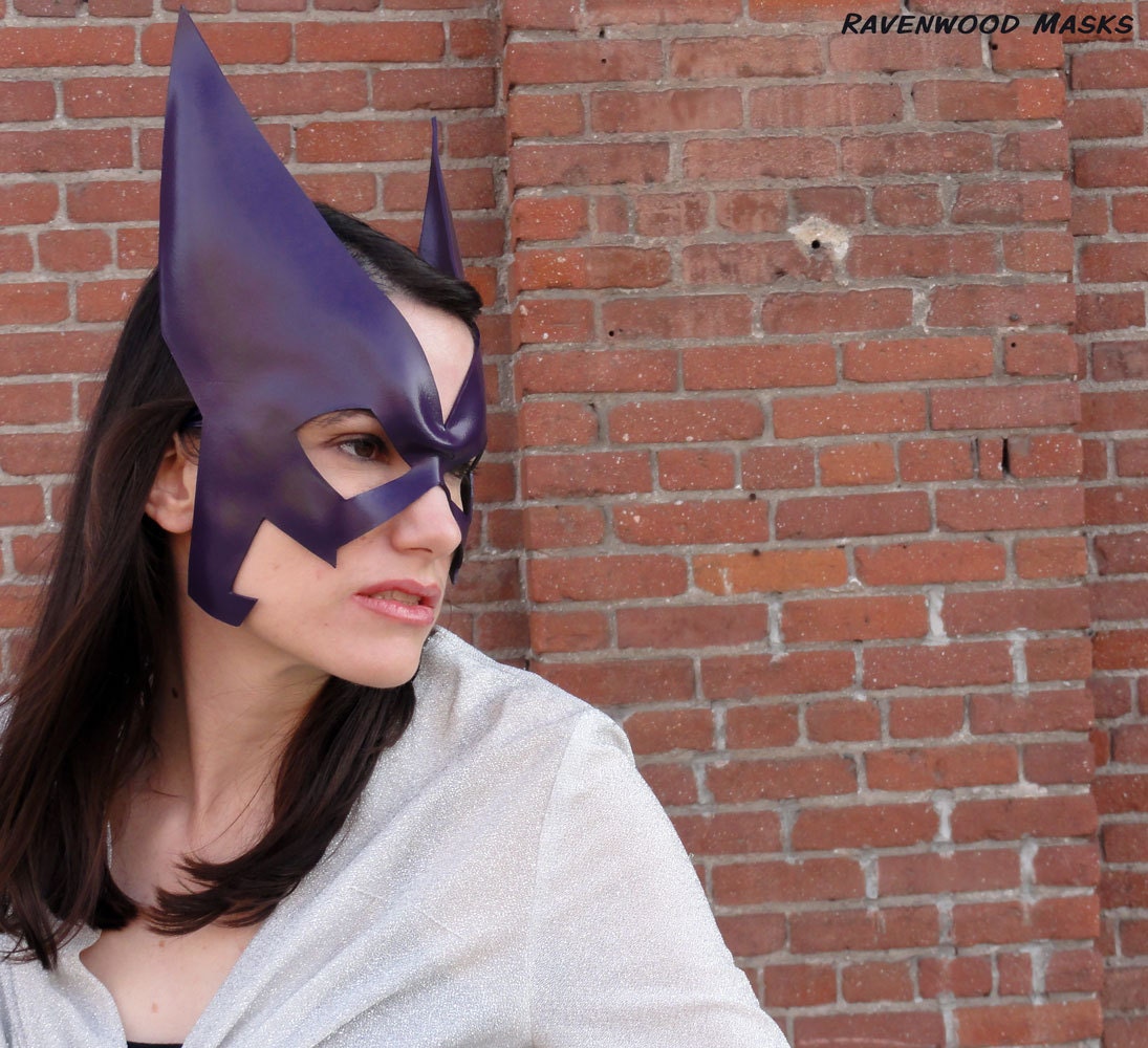 Leather superhero mask - Arrow - Made to Order