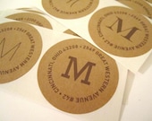 Return Address Labels - Monogram Medley (100qty)