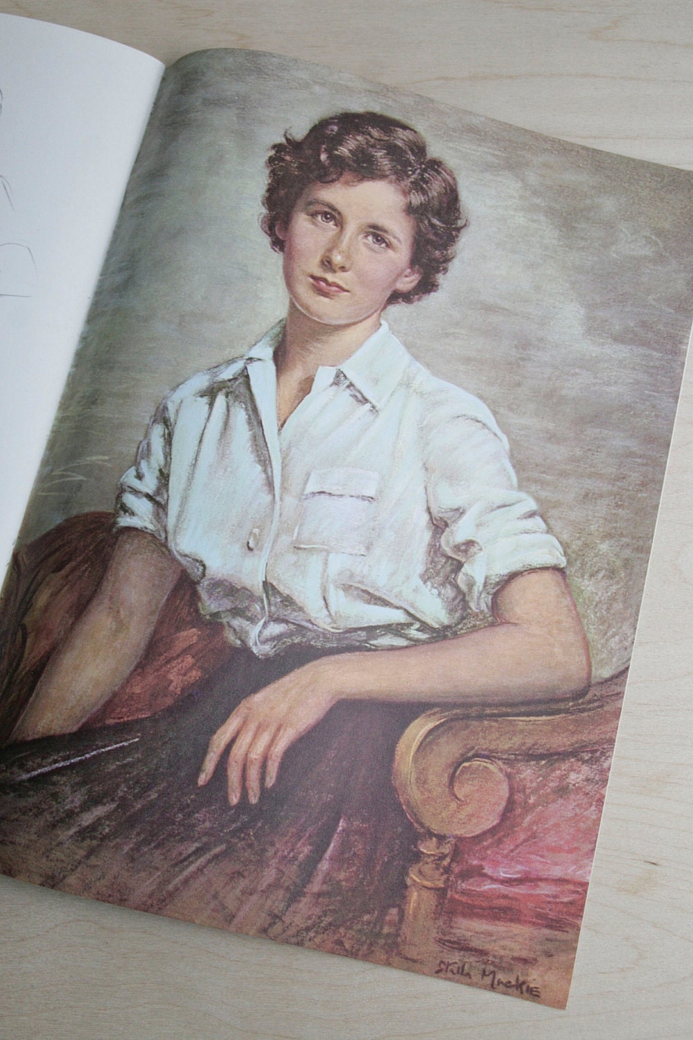 large format litho portrait book