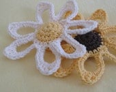 Crochet Pattern -- Daisy or Sunflower Baby Toy