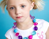 M2M Amy's Buttons & Bows Bunny Hop Outfit Chunky Necklace for Little Girls