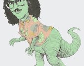 Weird Allosaurus - 11x16 Print