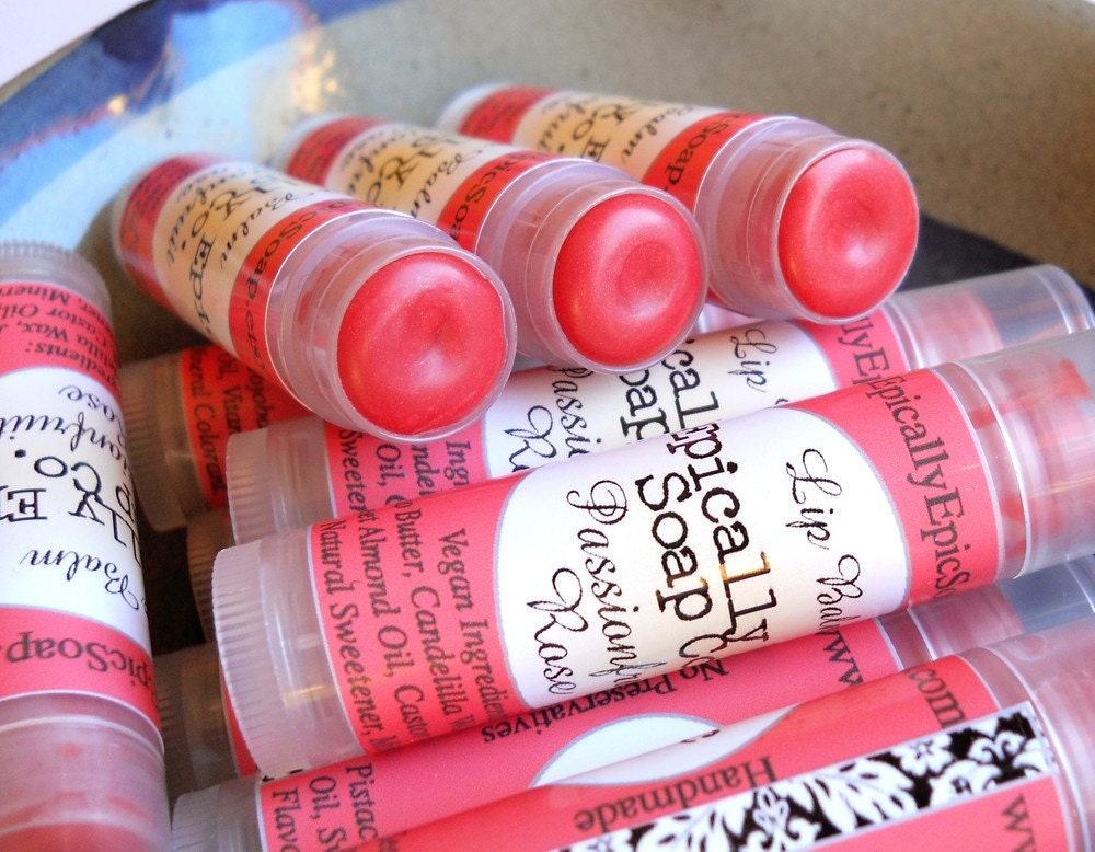 Passionfruit Rose Tinted Lip Balm - Epically Vegan