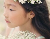floral headband - wedding halo