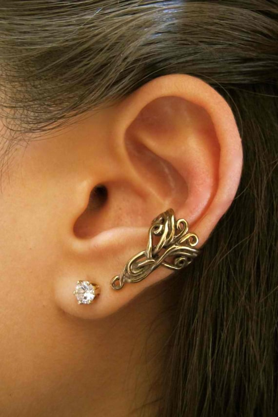 Bronze Arabesque Ear Cuff