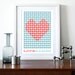 Eames poster print Mid Century Modern chair rocker Herman Miller retro kitchen art office lounge - Love Eames A3
