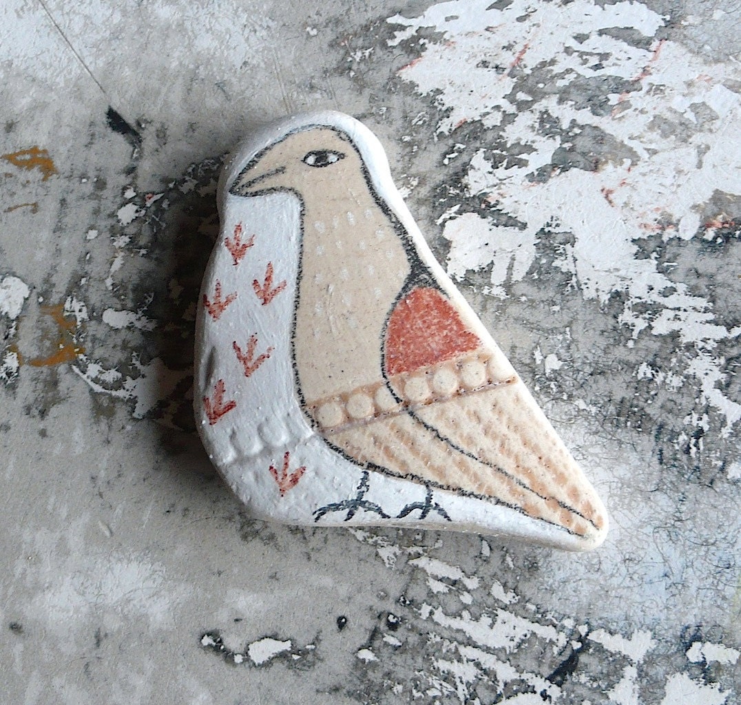 Beach Pottery Bird