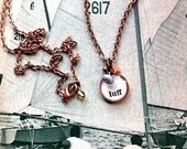 all you need is luff - vintage dictionary word necklace