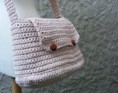 Messenger Bag Crochet Pattern / Tutorial - Crochet Purse - Large Bag with Flap and Button Closure - Easy