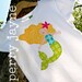 Custom Made- Ella the Enchanted Mermaid - Applique Shirt or Onesie-Choose your mermaids hair color