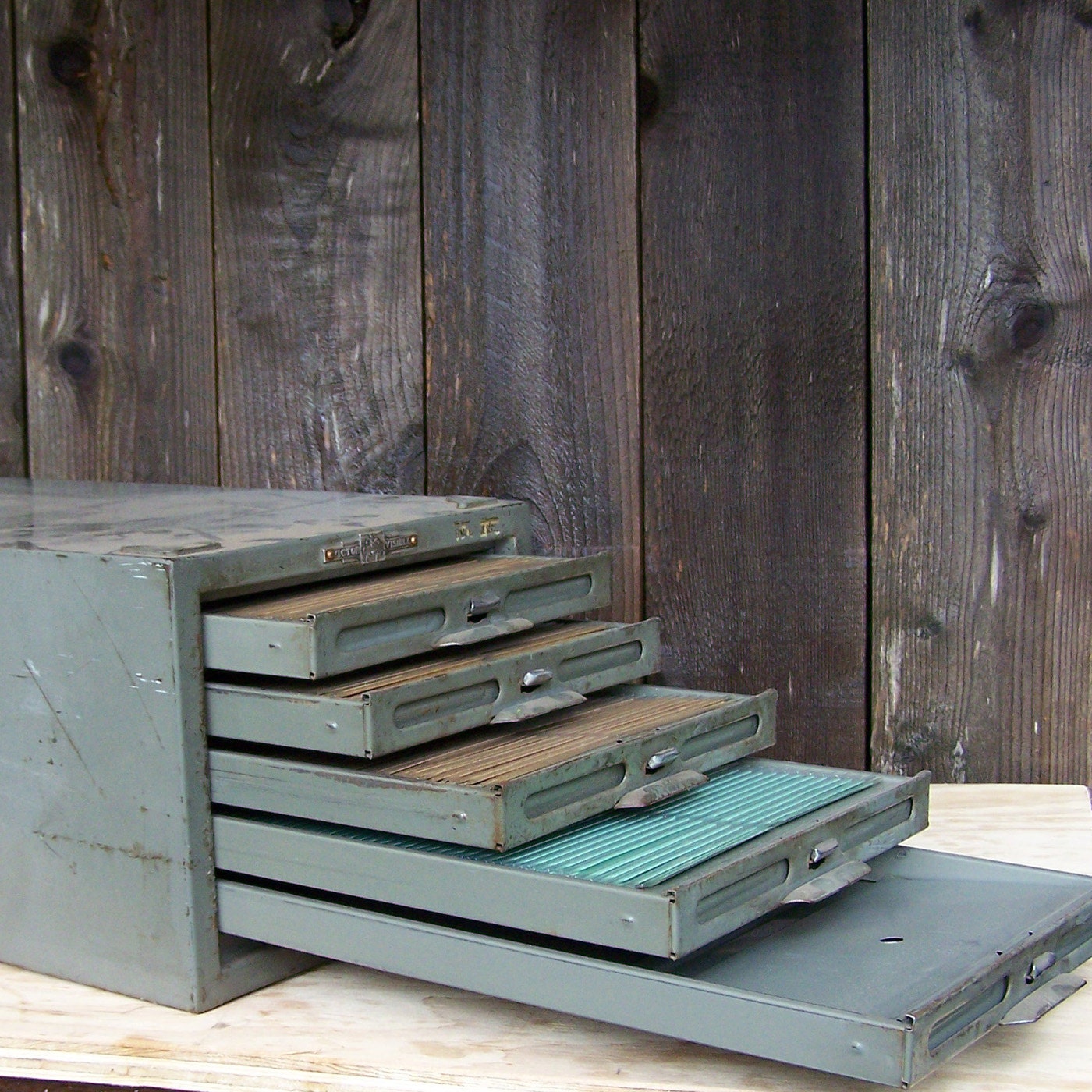 Vintage Victor Visible 5-Drawer Flat File