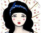 Springtime Longing - Quality printed card from Original drawing