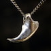 Bear Claw Necklace in White bronze Bear Claw Pendant