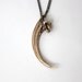Eagle Talon Necklace Eagle Talon Pendant - Bronze Eagle Claw