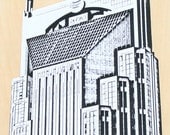 AT&T Building Downtown Nashville Modern Mixed Media Art