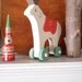 the wanderer /  folk art reindeer push toy - (vintage-inspired / scandinavian/ nursery decor)
