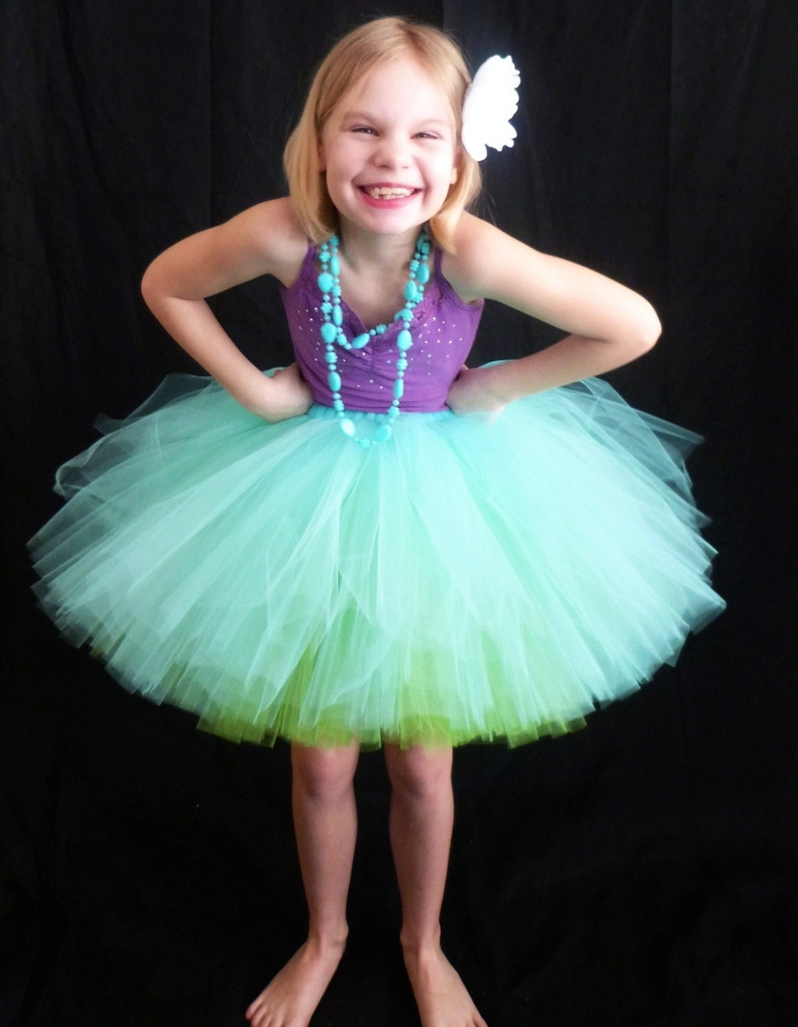 The Olivia - Custom Ballet Style Mid length Reversible tutu skirt - Sewn and Super Full Couture Skirt