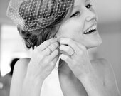 Bandeau Wedding Veil-- Seen on Style Me Pretty Blog