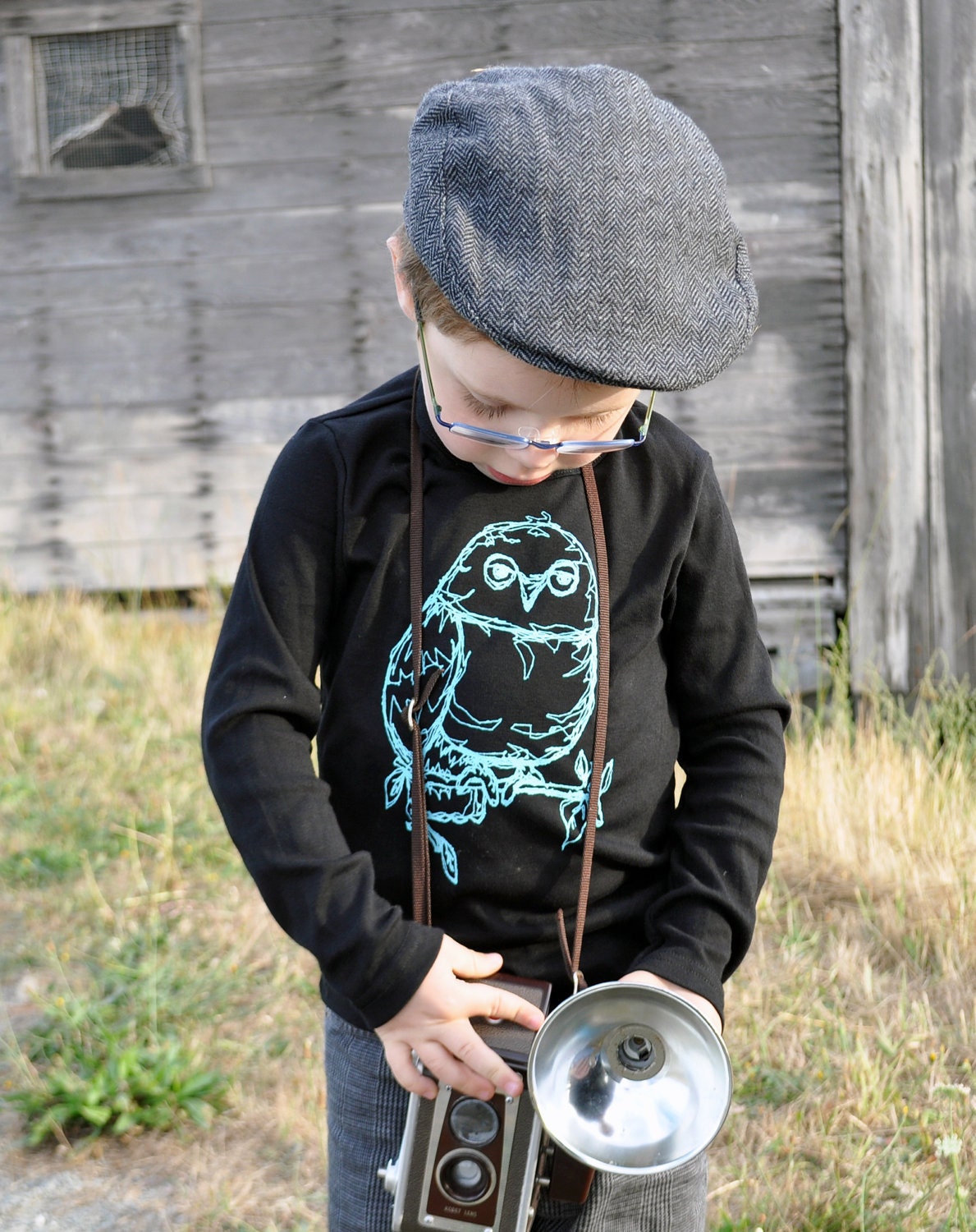 Night Owl Long Sleeved  Toddler Tee - 2T, 4T, 6T