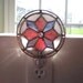 Lovely in Lilac Stained Glass Night Light