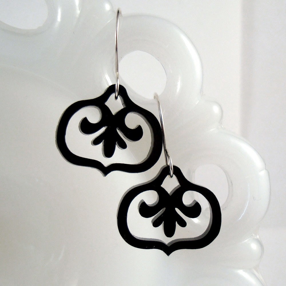 Damasked Earrings