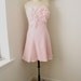 Strapless petal dress Light Pink