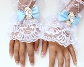 Alice in Wonderland Lace Cuffs