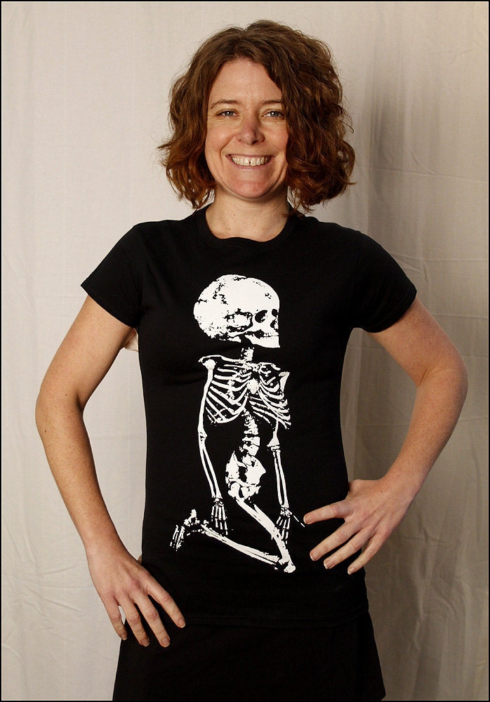 Womens Hydrocephallic Skeleton shirt