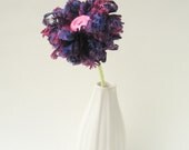 Blackberry Fluffy Flower, table decor, centerpiece, hostess gift