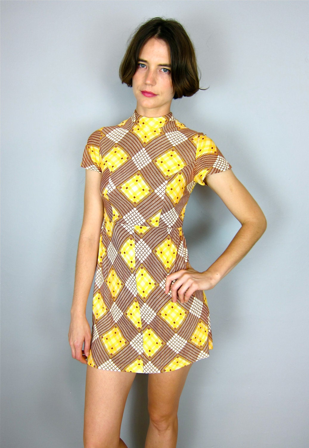 Amazing Patterned 60's Dress