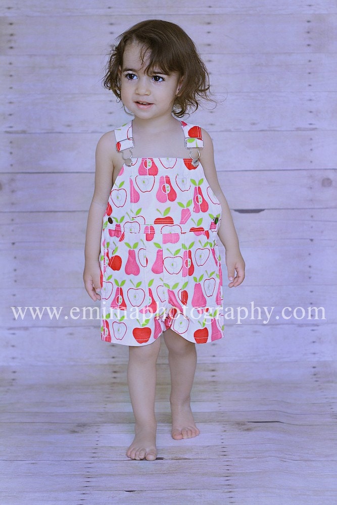 Shortall in Sweet Pink Apples and Pears - 6/12 Months (LAST ONE)