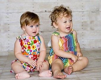 CUSTOM made SHORTALL - Infant or Toddler sizes available