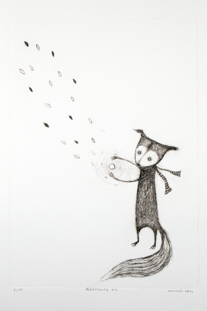 Fragment No.2, Drypoint