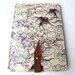 Leather Kindle Case - Cherry Blossom and Swallows