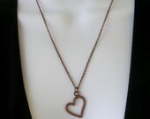 Simply Heartfelt - Necklace in Antique Copper