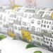 Little Houses Wrapping Paper-Baile-Irish Word for Home- 140gsm Quality Gift Wrap - Made in Ireland