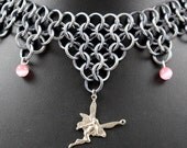 Chainmail Fairy Necklace - Custom Color Beads