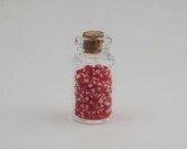 Miniature Jar of Peppermint Candy Charm