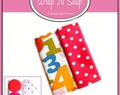 INSTANT Download - Wrap N Snap Car Seat Belt Cover - PDF Sewing Pattern with BONUS Fabric Guide Ruler