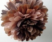 Brunette ... 1 tissue paper pom // wedding decorations // diy // hanging decorations // birthday party // engagement // housewarming Il_170x135