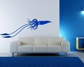 Large Squid Wall Vinyl