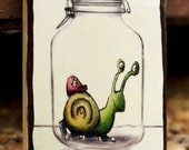 Maverick Snail (Mason Jar Critter Art)