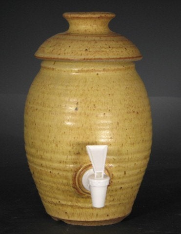 Handmade Stoneware Vinegar Jar