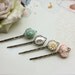 Floral Wonderland No. 2 - Sweet Silver Plated Hair bobby Pins / Hair Clips - Bobby Hairpins. Bridesmaids Gifts. For Daugther. For Sisters.