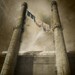 Industrial Decor Post Apocalyptic Montreal Art Sepia Photo Collage 8x10 Print Cotton Rag - Incinerator No.3