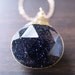 Midnight Sunstone Gold Necklace