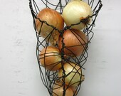 Wire Basket Wall Hanging Onion