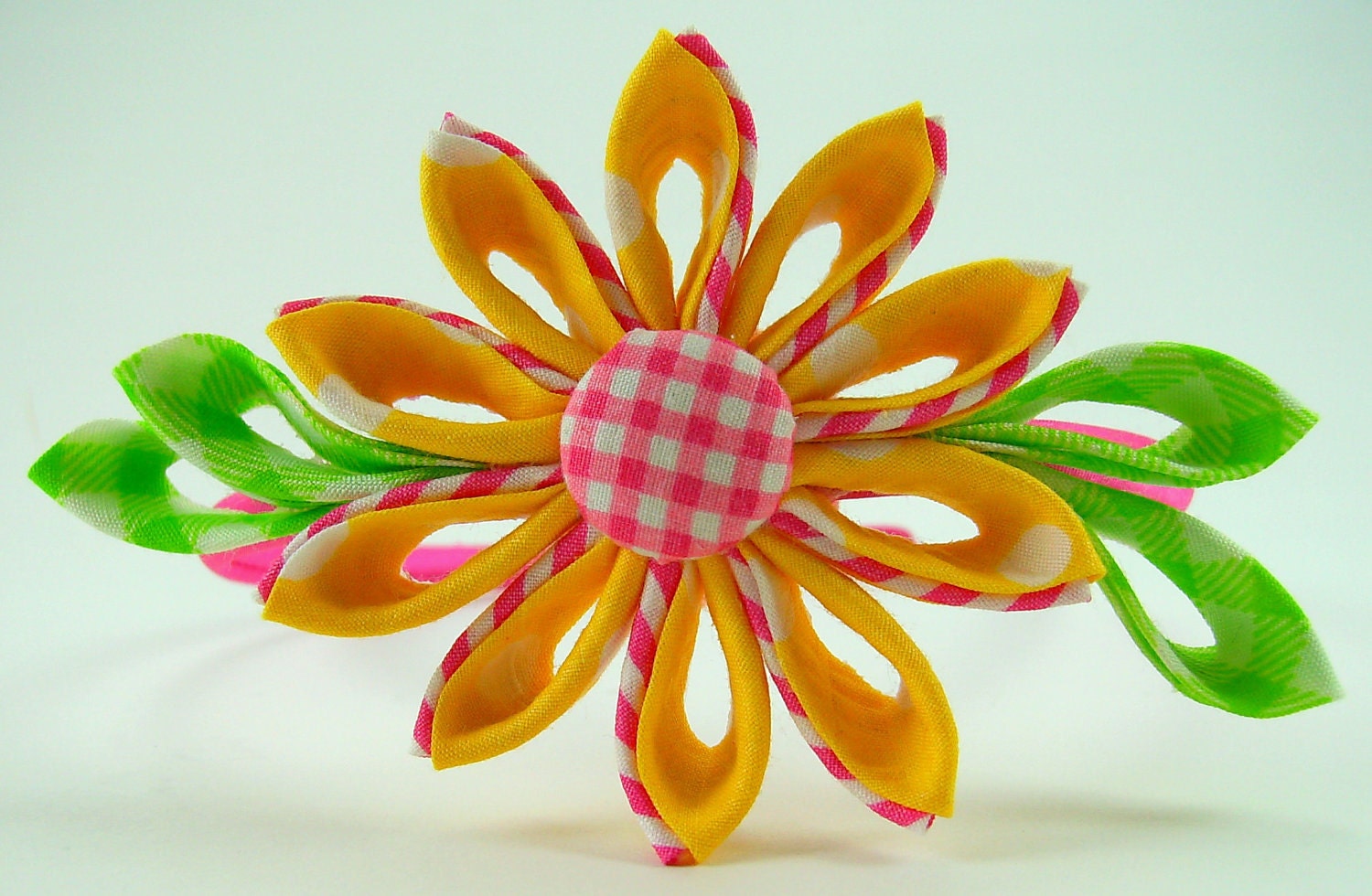 Miss Emily Kanzashi Fabric Flower PDF Tutorial ... 2 in 1 also includes Flower Tutorial 5