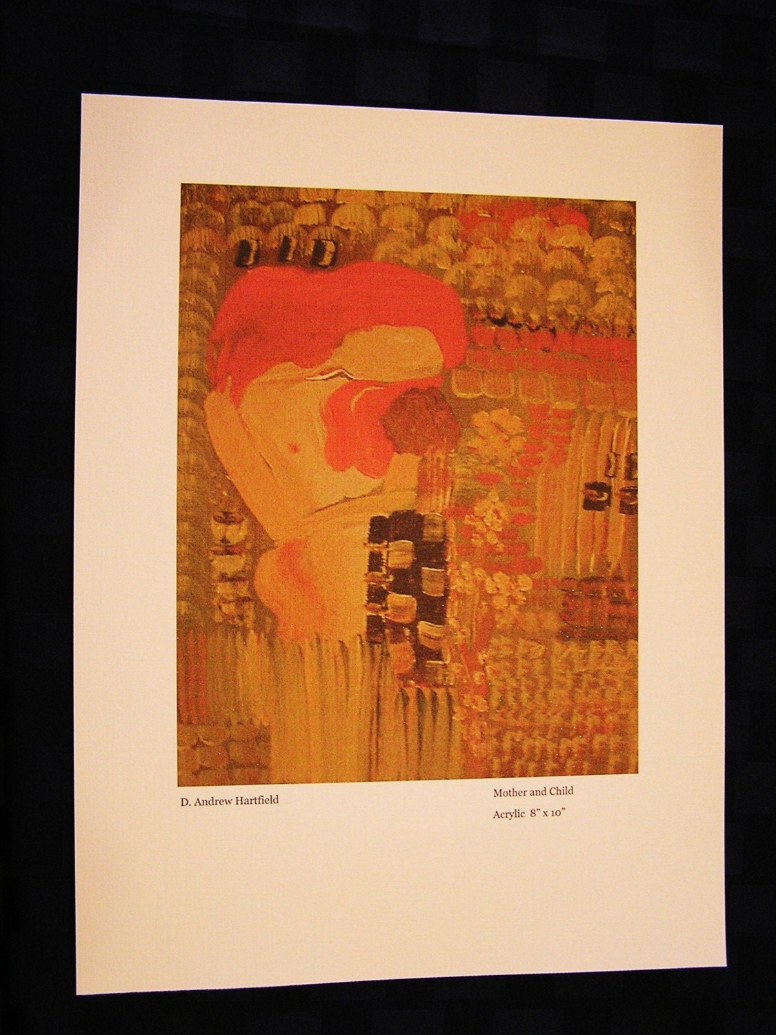 Mother and Child  Limited Edition Print  12 x 16  on Artist Canva Paper Signed and Numbered